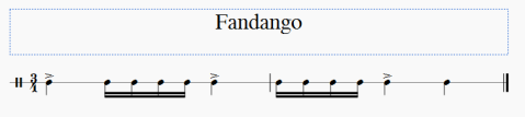Fandango rhythm